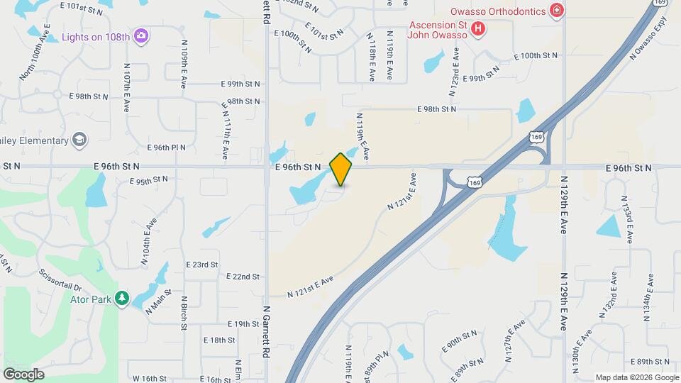 11509 E 94th Ct N Map and Location Details