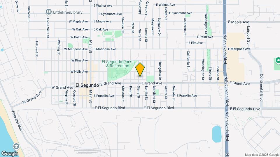 318 Sierra St Map and Location Details