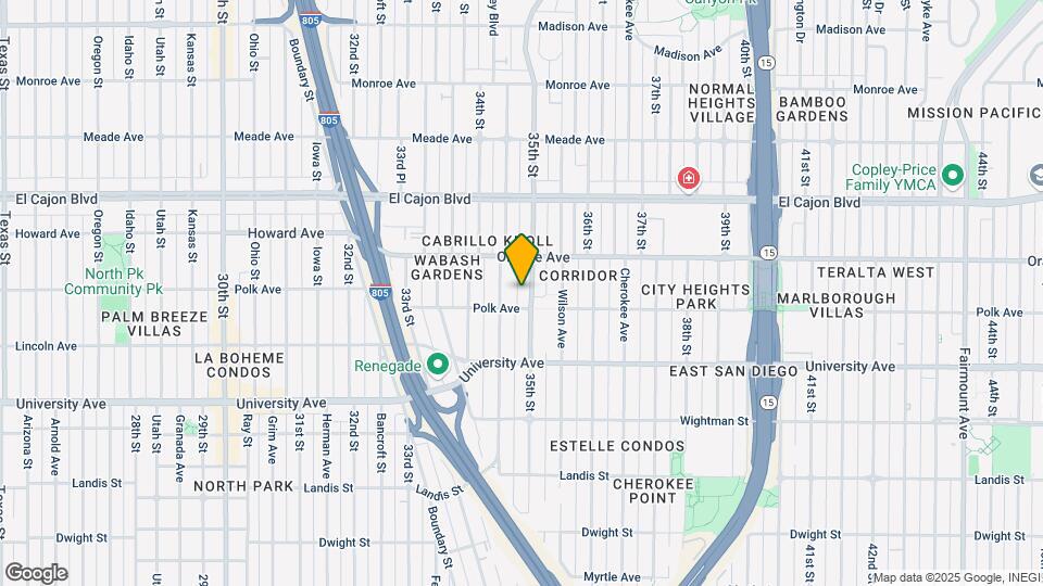 4130 35th St Map and Location Details
