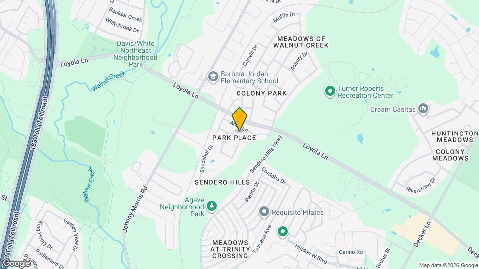 6509 Moonglow Dr Map and Location Details