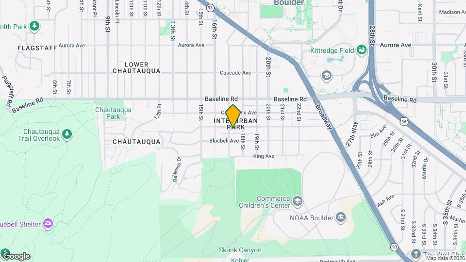 1714 Mariposa Ave Map and Location Details