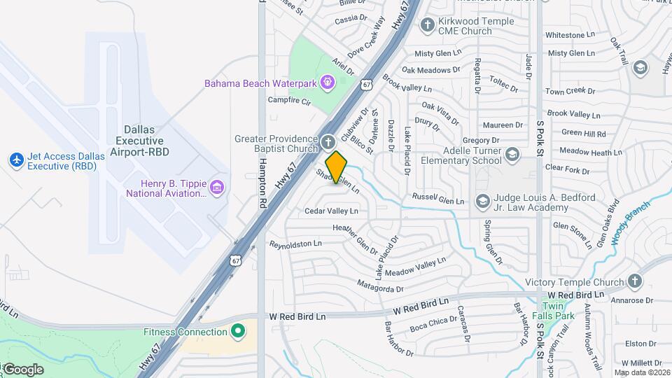 2121 Oak Valley Ln Map and Location Details
