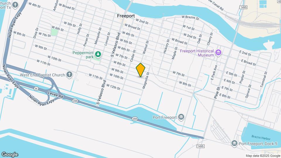 715 W 9th St Map and Location Details