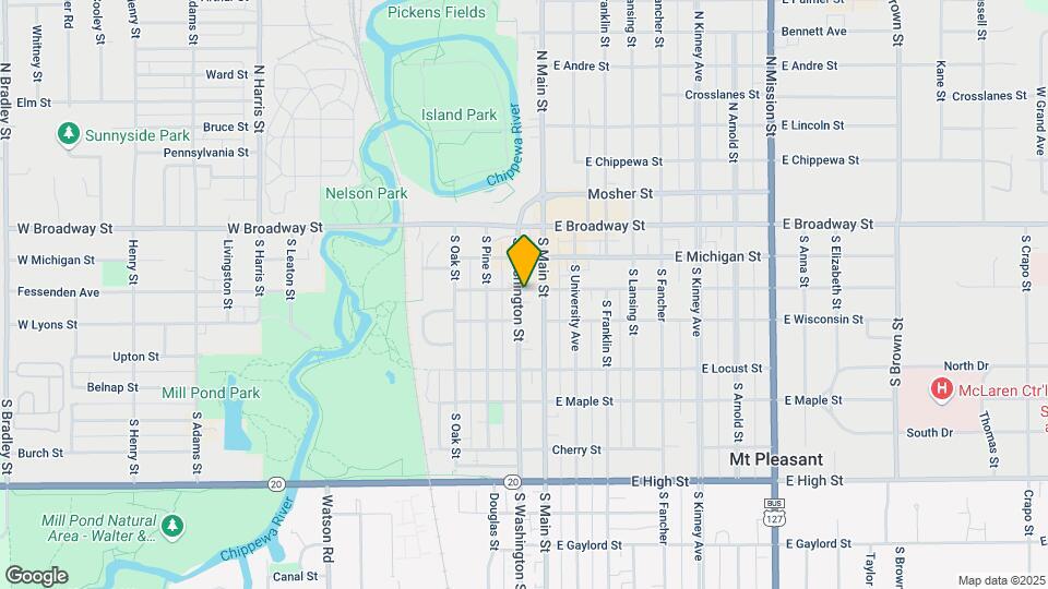 109 W Illinois St Map and Location Details