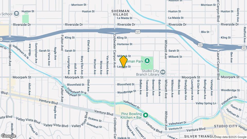 12828 Landale St Map and Location Details