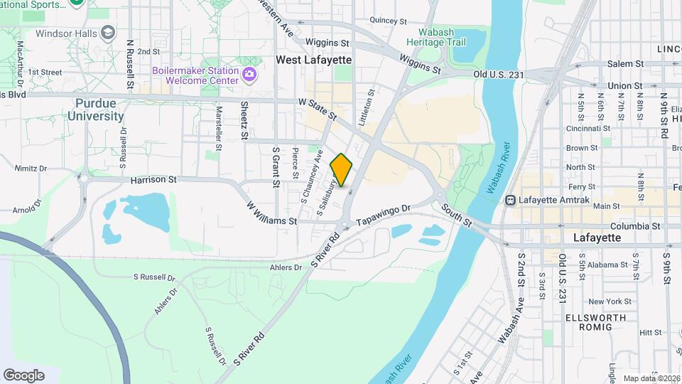 242 S Salisbury St Mapa y Detalles de la Ubicación