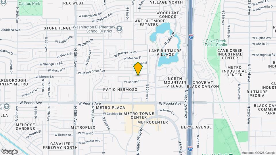 3031 W Mercer Ln Map and Location Details