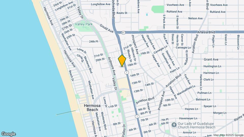 1731 Pacific Coast Hwy Mapa y Detalles de la Ubicación