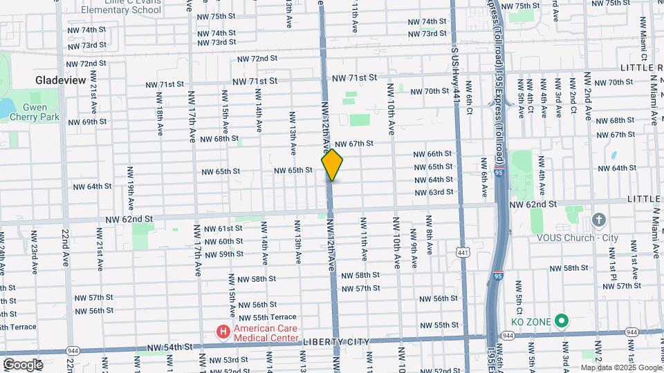 6331 NW 12th Ave Map and Location Details