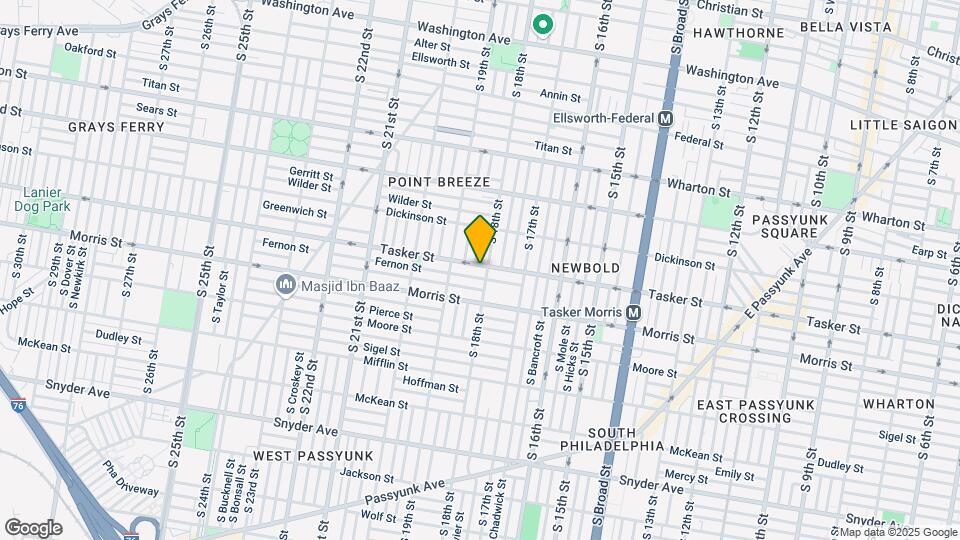 1810 Tasker St Map and Location Details