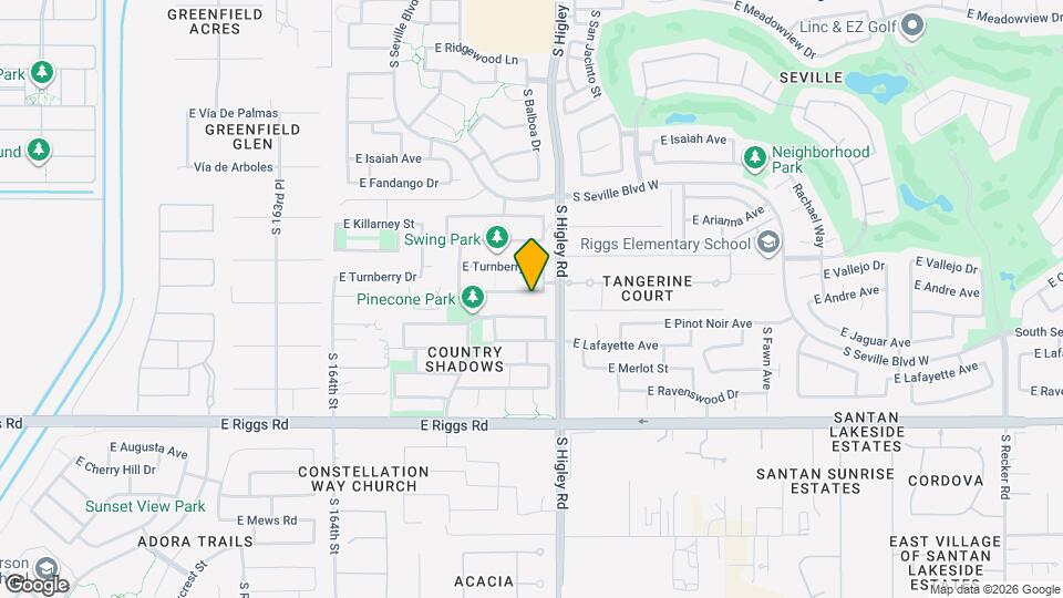3147 E Vallejo Dr Map and Location Details