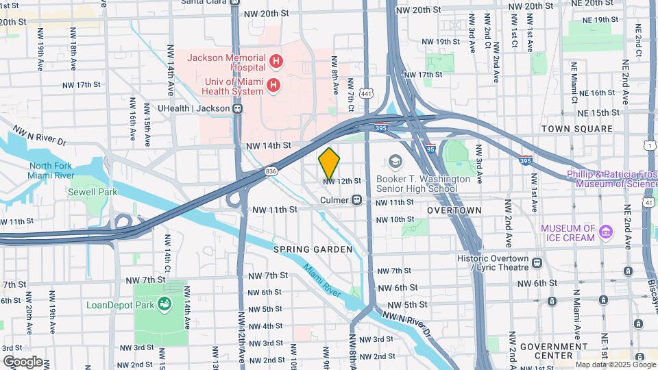 828 NW 12th St, Unit S3 Mapa y Detalles de la Ubicación