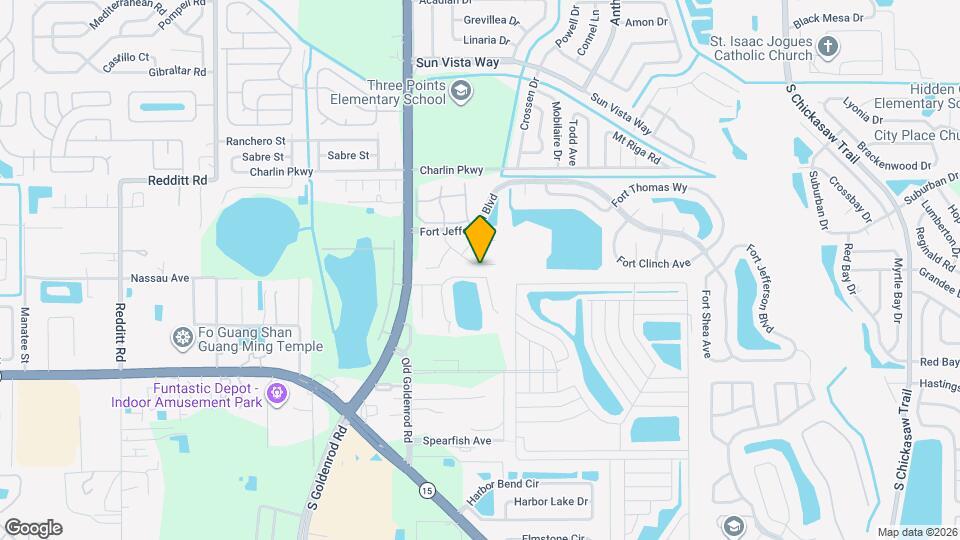 7736 Fort Sumter Dr Map and Location Details