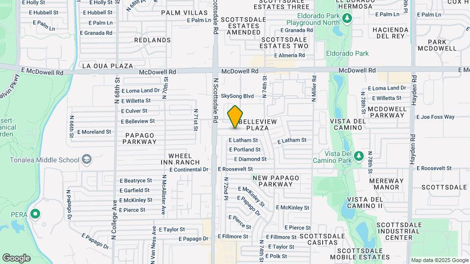 7225 E Belleview St Map and Location Details