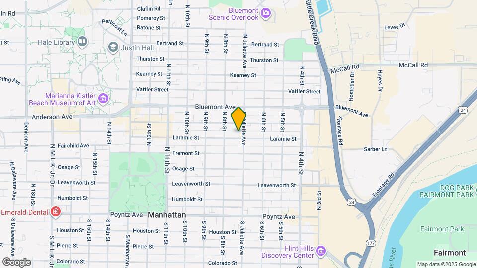 607 N Juliette Ave Map and Location Details