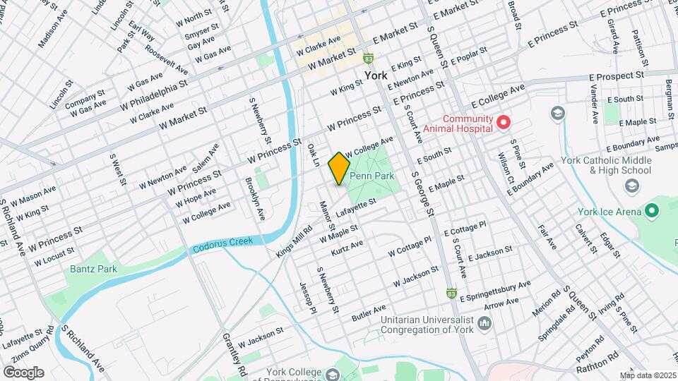 354 S Pershing Ave Map and Location Details
