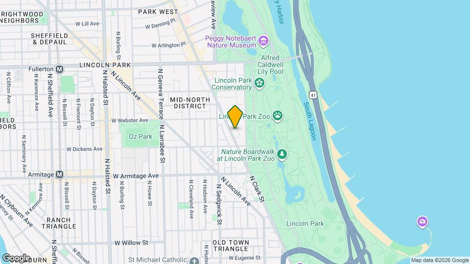 2131 N Clark St, Unit 8 Map and Location Details