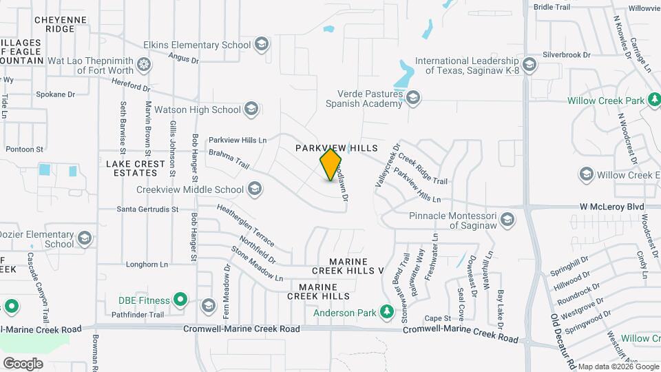 5313 Creek Hill Ln Map and Location Details