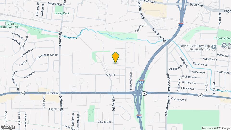 8947 Hilltop Manor Dr Map and Location Details