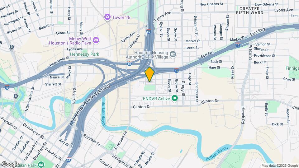 2905 Gillespie St Map and Location Details