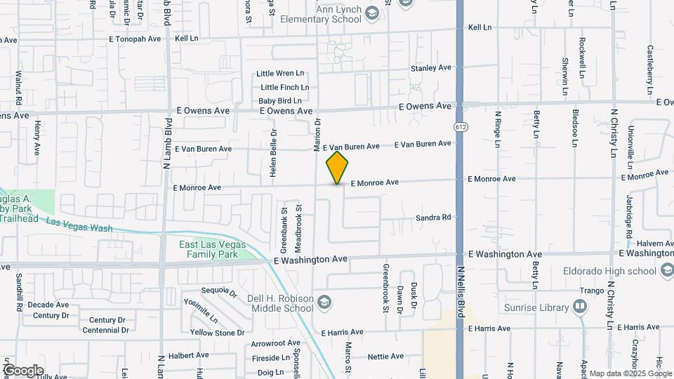 4771 E Monroe Ave Map and Location Details