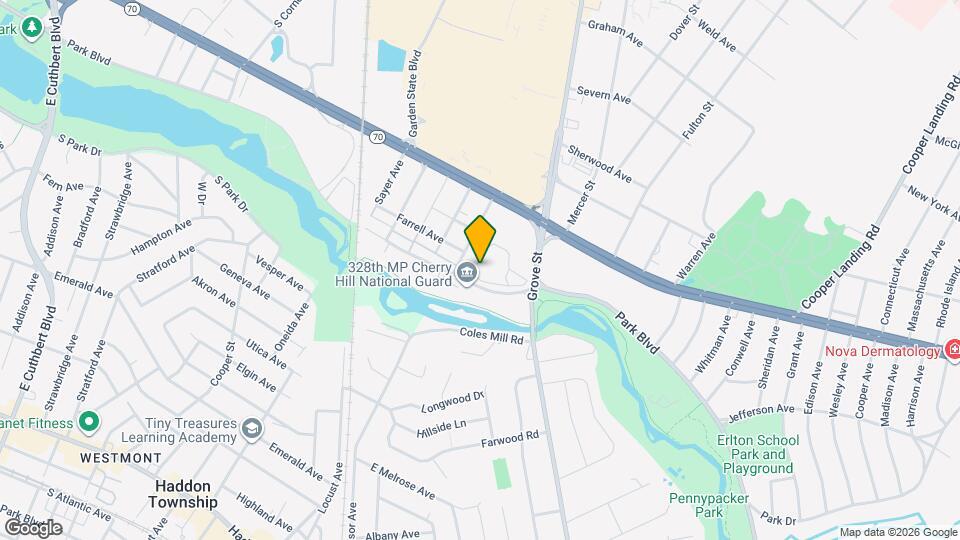 105 Park Pl Dr Map and Location Details