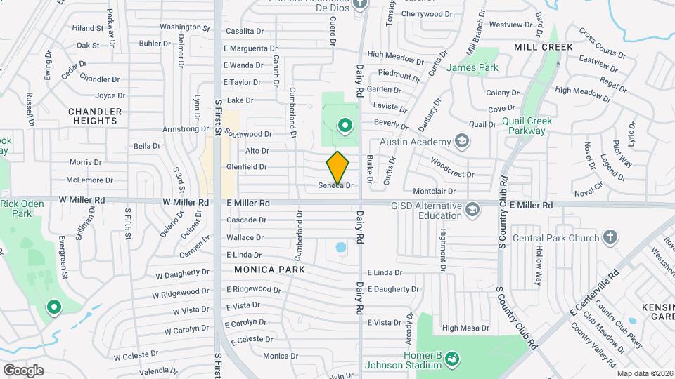 626 Seneca Dr Map and Location Details