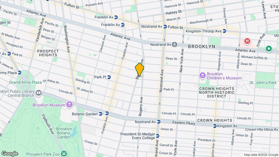 699-705 Prospect Pl Mapa y Detalles de la Ubicación