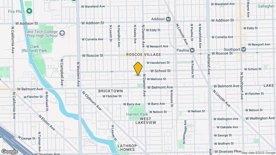 2022 W Melrose St Map and Location Details