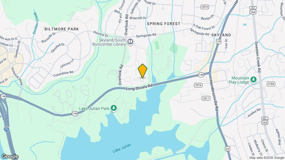 Madison Long Shoals Map and Location Details