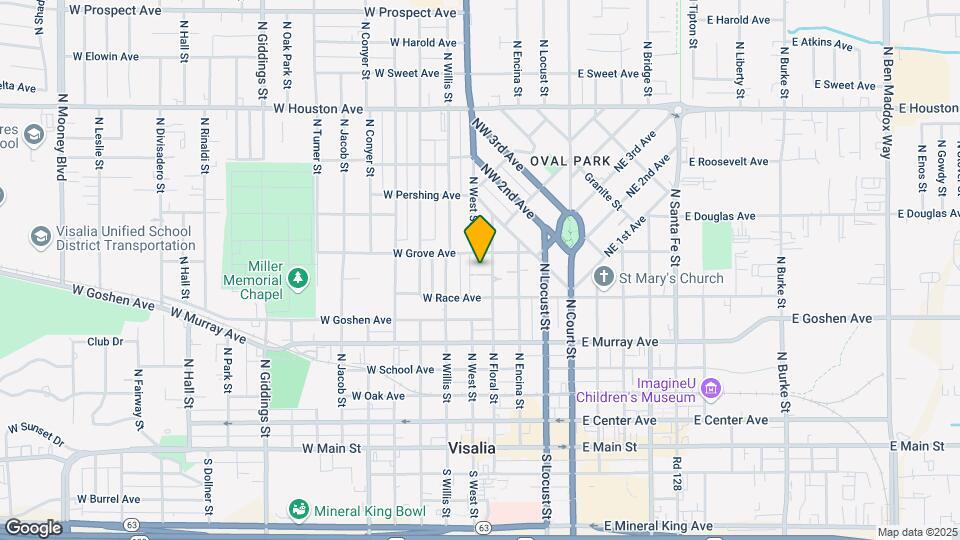 729 N Floral St Mapa y Detalles de la Ubicación