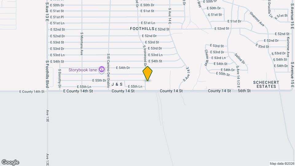 13849 S Ironwood Dr Map and Location Details