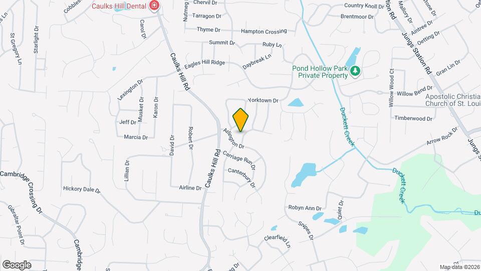 3555 Ridgewood Dr Map and Location Details