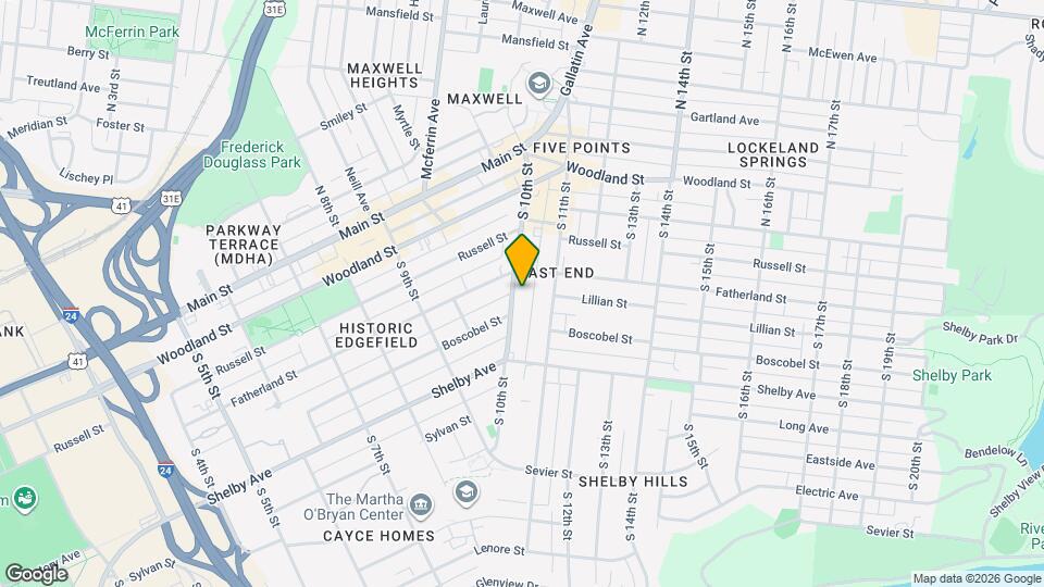 309 S 10th St Map and Location Details