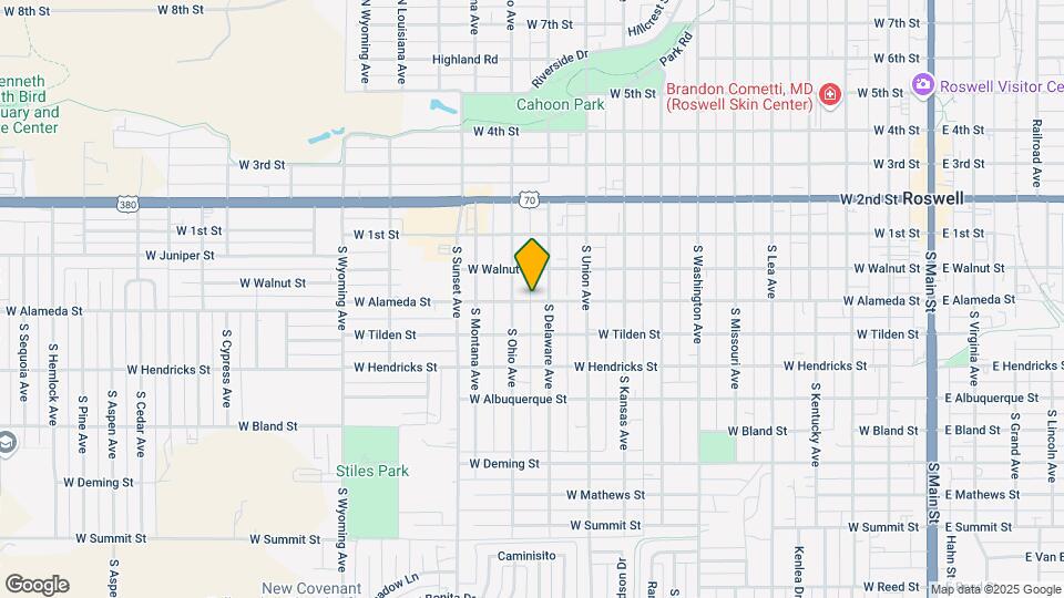 1105 W Alameda St Map and Location Details