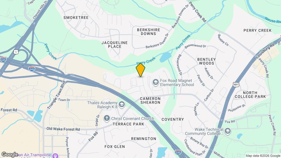 7025 Jeffreys Creek Ln Map and Location Details