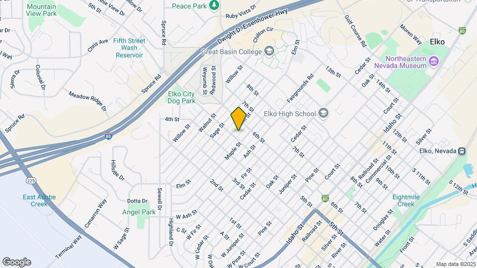 1262 1/2 5th St Map and Location Details