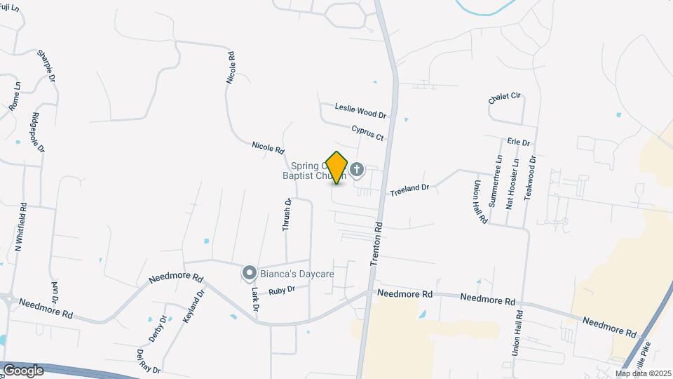 457 Caney Ln Map and Location Details