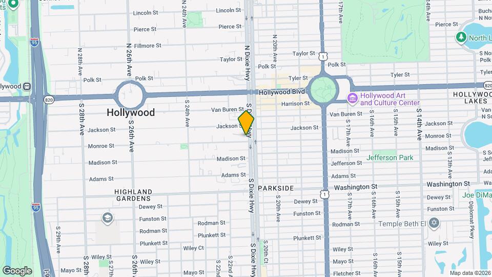 2105 Monroe St Map and Location Details