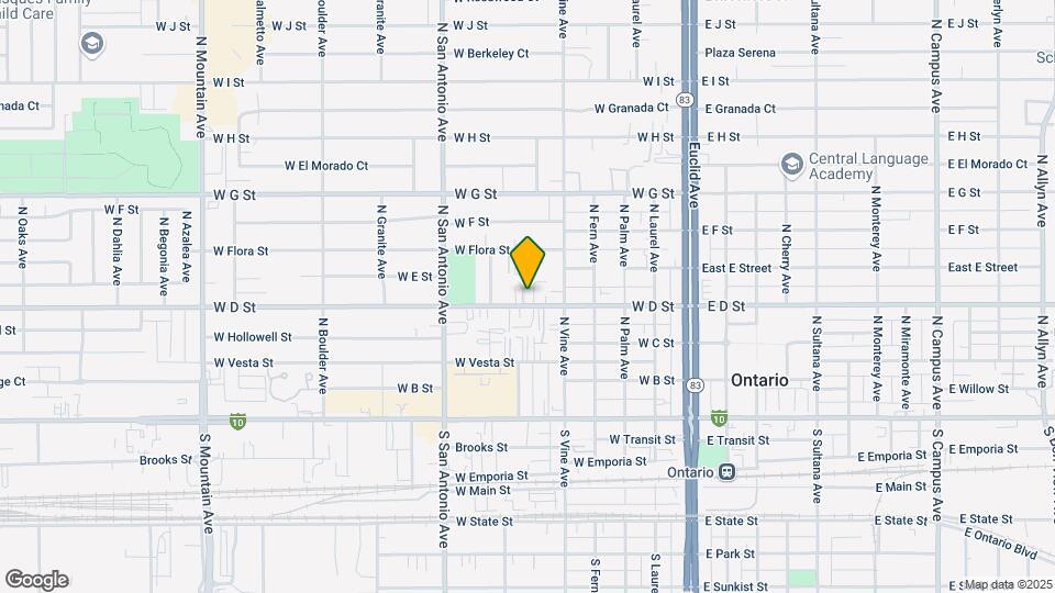 540 W D St Map and Location Details