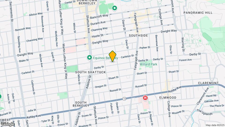 2227 Derby St Mapa y Detalles de la Ubicación