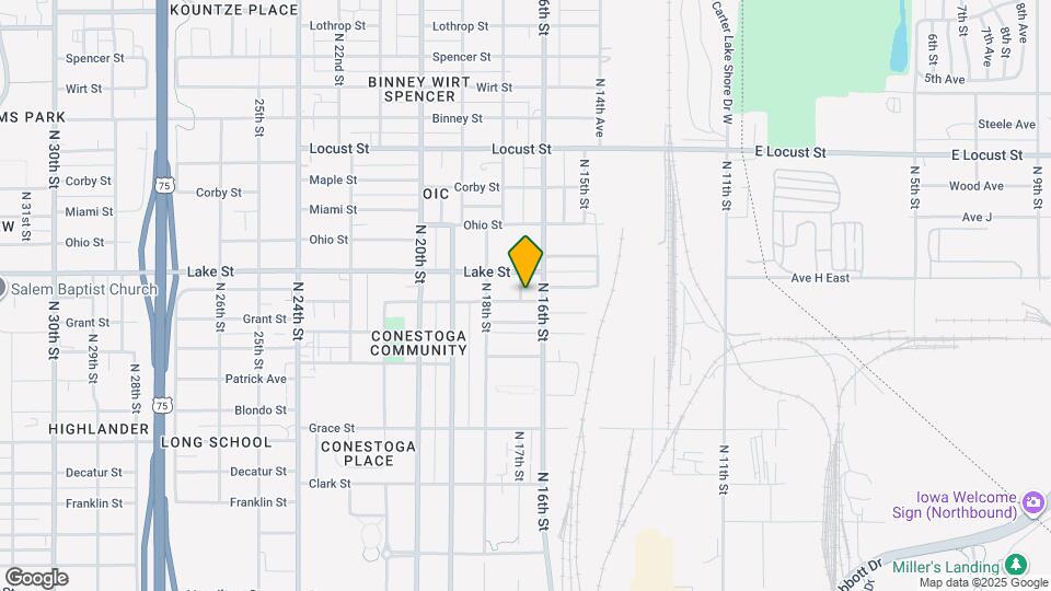 1616 Willis Ave Map and Location Details