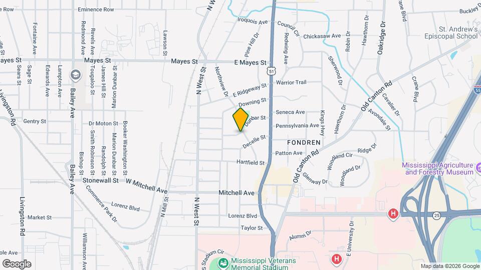 3421 Northview Dr Mapa y Detalles de la Ubicación