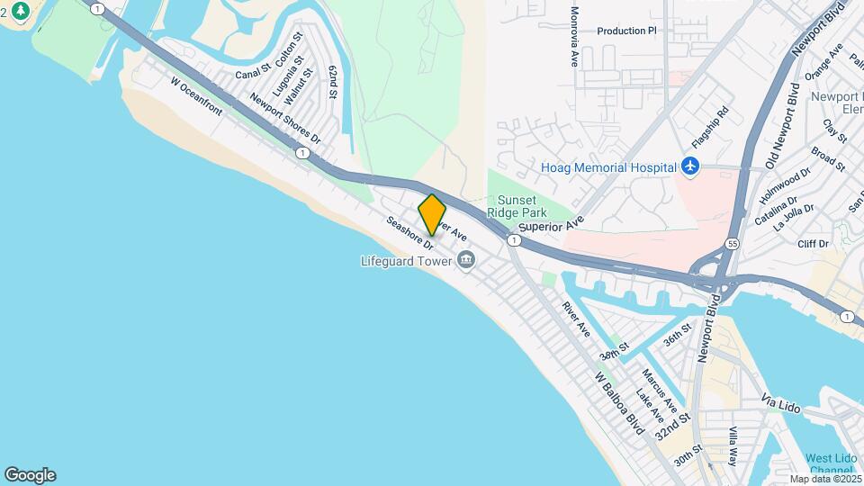 5104 Seashore Dr Map and Location Details