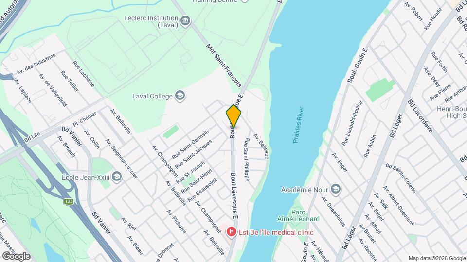 5274 Lévesque Boul E Map and Location Details