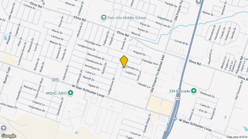 1401 Loyal Ln Map and Location Details