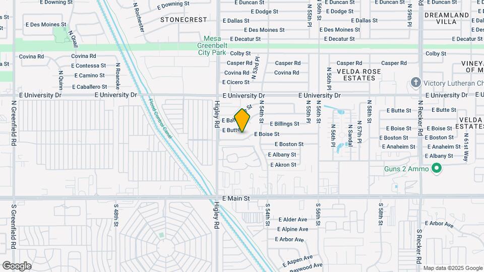 5304 E Boise St-Unit -5304 Boise Map and Location Details