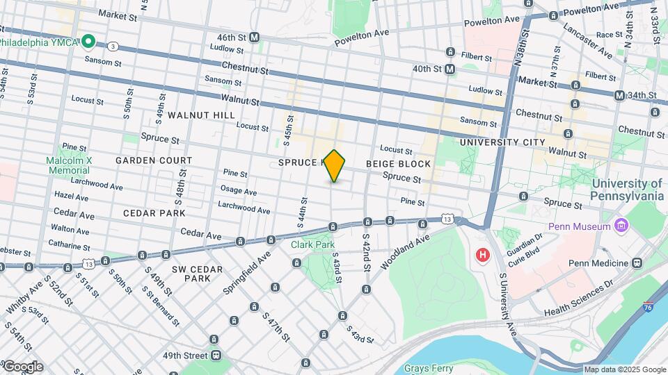333 S 43rd Street Map and Location Details