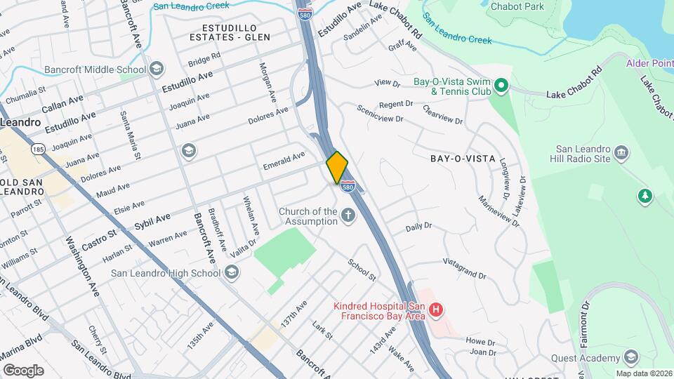 1962 Evergreen Ave Map and Location Details