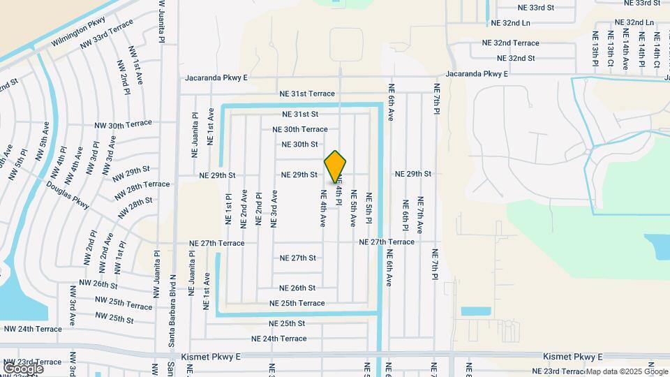 2816 NE 4th Pl Map and Location Details